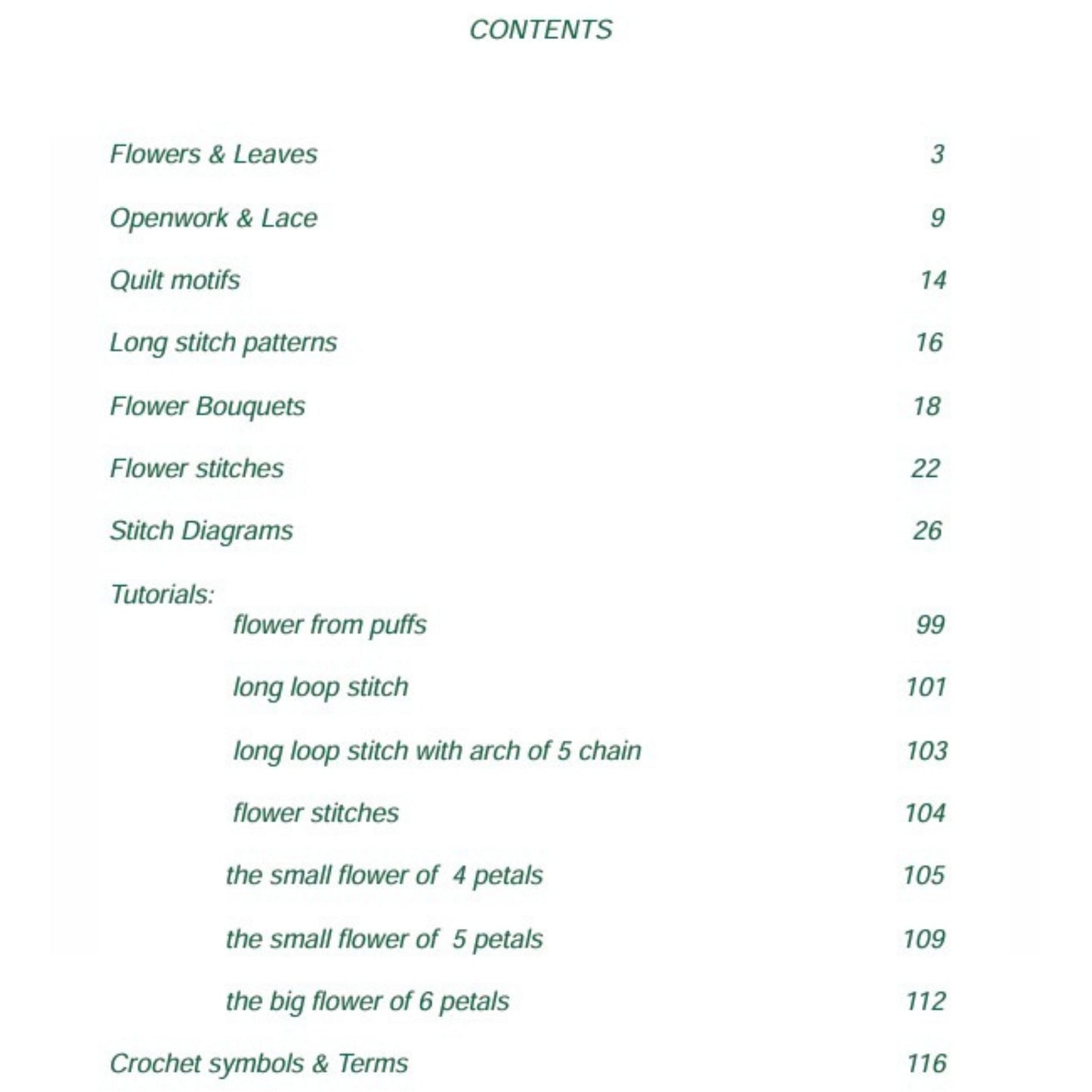 Flower crochet patterns E-book