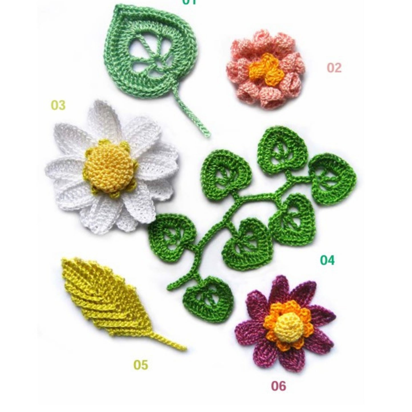 Flower crochet patterns E-book