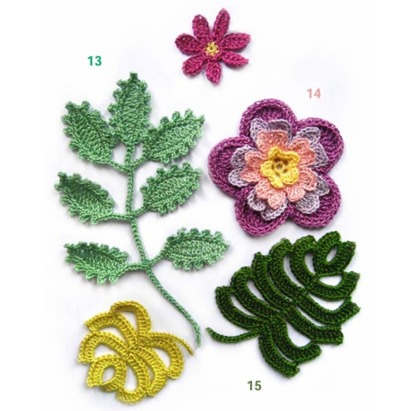 Flower crochet patterns E-book