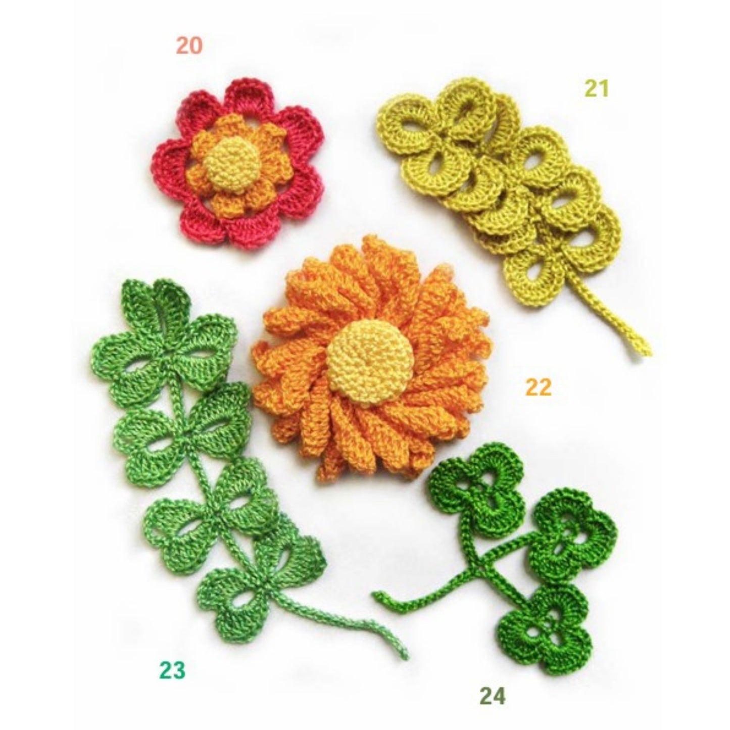 Flower crochet patterns E-book
