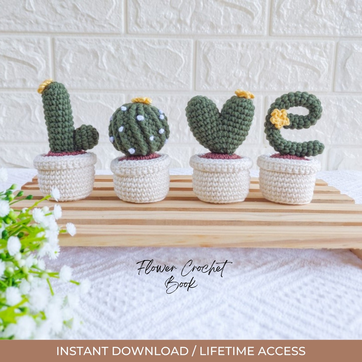 Cactus Love Crochet Pattern