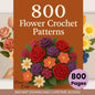 800 Flower Crochet Patterns Bundle