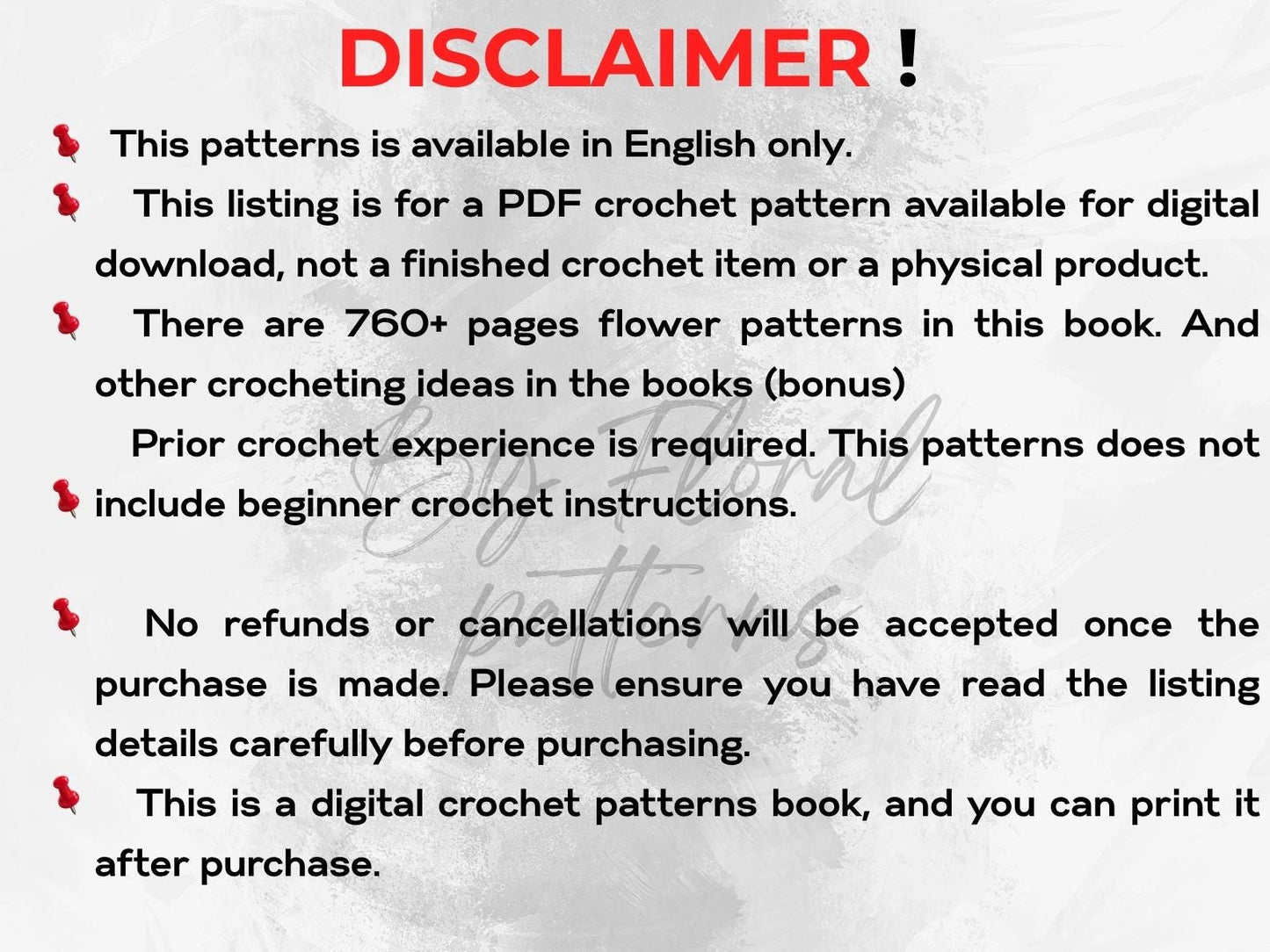 800 Flower Crochet Patterns Bundle