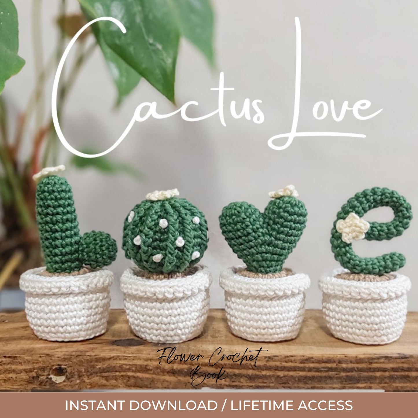 Cactus Love Crochet Pattern